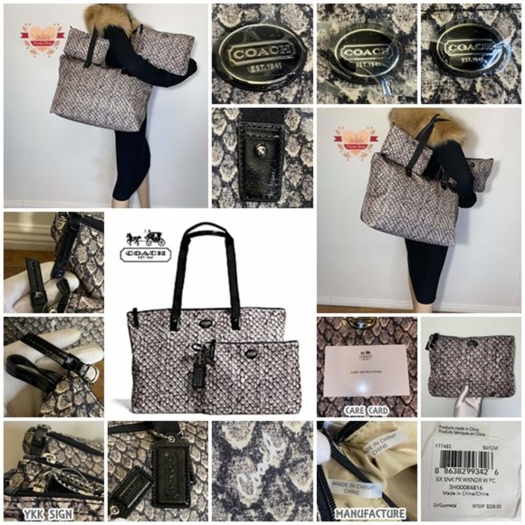 🖤Coach Nylon Bag, Snap Pouch & Cosmetic Pouch🖤 - Picture 15 of 16